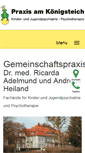 Mobile Screenshot of praxis-am-koenigsteich.de